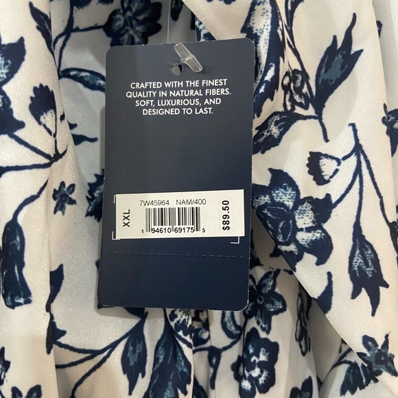 NWT Lucky Brand Long Sleeve Surplice V-Neck Blouse, XXL - Picture 7 of 10